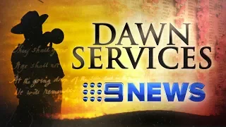 Thousands gather across country to for Anzac Day dawn services | Nine News Australia