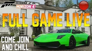 Forza Horizon 4 - FULL GAME LIVE! Buying Supercars & Upgrading! COME JOIN!