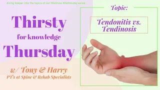 Tendonitis vs. Tendinosis