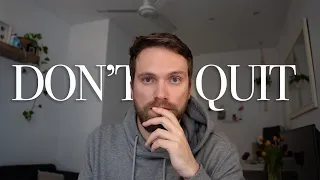 Watch this before you quit 9-5 to pursue content creation