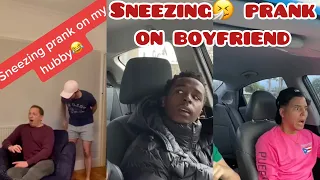 Sneezing on Boyfriend/girlfriend ‘s face Prank (hilarious reactions🤣)