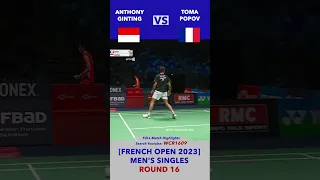 ANTHONY GINTING vs. TOMA POPOV [French Open 2023]