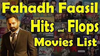Fahadh Faasil Hits and Flops Movies List || Fahadh Faasil All Movies List || Fahadh Faasil Movies