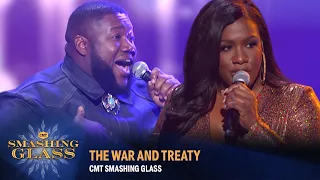 The War and Treaty Perform "On My Own" by Patti LaBelle | CMT Smashing Glass