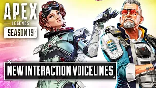 *NEW* Ballistic Horizon and Newcastle Interactions - Apex Legends Season 19