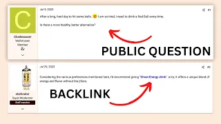 How to Get Backlinks From Forums!
