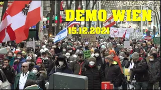 DEMO in Wien löst POLIZEIEINSATZ aus  |  15.12.2021