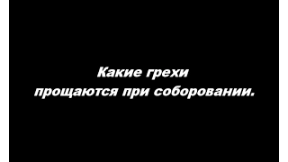 О таинстве Соборования Часть 3. Какие грехи прощаются при соборовании