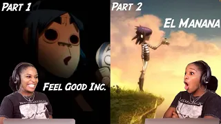 Gorillaz- Feel good Inc. & El Mañana *REACTION*