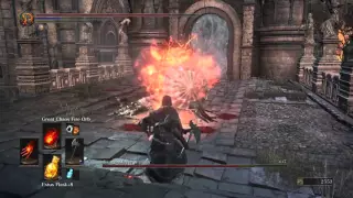 DARK SOULS 3 'Dragonslayer Armour' solo Pyromancer build