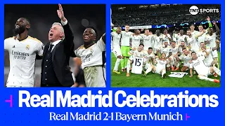 FULL-TIME CELEBRATIONS: ⚪️ Real Madrid beat Bayern Munich to reach Champions League Final!