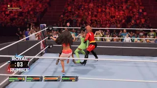 WWE 2K22_female Disney royal rumble