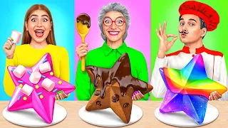 Reto De Cocina Yo vs Abuela | Guerra de Cocina Divertida de TeenDO Challenge