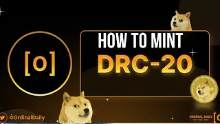 How to mint DRC-20  step by step