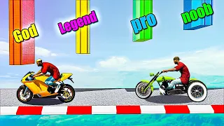 Testing Motorcycles vs Smallest Gaps in GTA 5