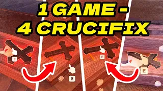 I FOUND 4 CRUCIFIX IN ONE GAME! | SUPER UNREAL MOMENTS IN DOORS!