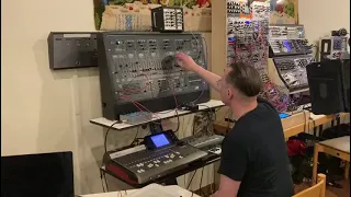 Rotkehlchen - Studio / (IRKLIS) at "Happy Knobbing" 2022 with the Arp 2600 etc.