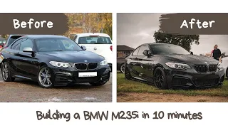 Building a stage 2 BMW M235i in 10 minutes