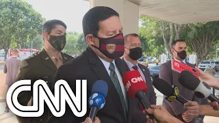 'Manifestação foi aquém do esperado', diz Mourão | LIVE CNN