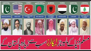 Great Islamic Scholars From Different Countries|Pakistan Islamic Scholars