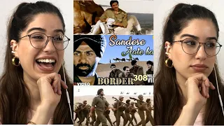 Sandese Aate Hai REACTION | Border | Sunny Deol, Suniel Shetty | Best Patriotic Hindi Song