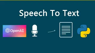 Best Speech-to-Text Project in 3 Lines of Python Code | OpenAI Whisper 2022