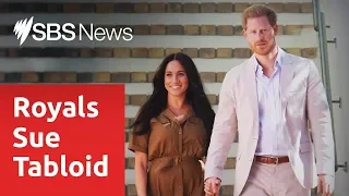 Prince Harry launches attack on tabloid press as Meghan sues newspaper