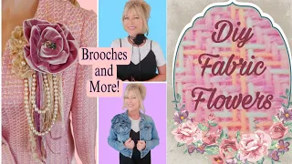 How To Make Fabric Flower Accessories and Embellishments