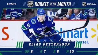 Pettersson picks up rookie of the month for October