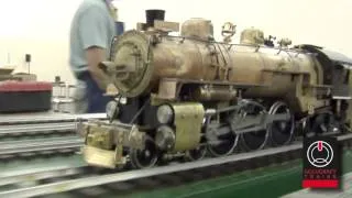 Accucraft Southern Pacific P-8 4-6-2 Live Steam 1:32 Scale at the 2014 National Summer Steam Up