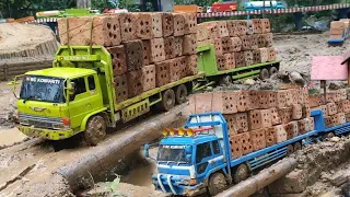 LANGSIR BATU BATA KE PEMBANGUNAN PROYEK‼️🔥 NAMUN JALAN DI AREAL SANGAT OFROAD DAN BERLUMPUR