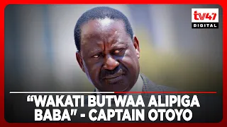 "Wacha nikwambie wakati butwaa alipiga Baba" - Captain Otoyo with a hilarious recap of the elections