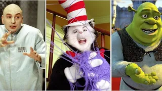 Mike Myers Reusing Lines In His Movies (Austin Powers, Shrek, Cat in The Hat)