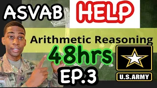 2024 Asvab study guide // Pass ASVAB in 48 hours // ( Arithmetic Reasoning )