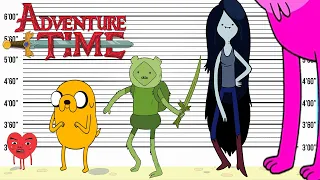 Adventure Time Size Comparison | Character Heights