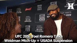 UFC 205: Yoel Romero Talks Weidman Match-Up, How He Dealt With USADA Suspension
