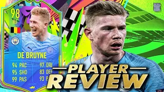 INSANE MIDFIELDER?!😮 98 SUMMER STARS DE BRUYNE PLAYER REVIEW! FIFA 21 ULTIMATE TEAM