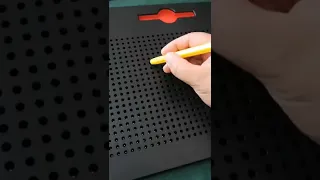 Магнитный планшет для рисования магнитами (380 шариков) с карточками