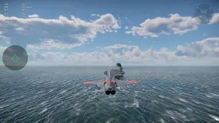 Warthunder F5 carrier landing