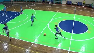 U-13. Черное Море  12:0 ДЮСШ Беляевка Тайм 1 Футзал Одесса Дети 2021-12-11