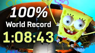 The First 1:08 - SpongeBob SquarePants: Battle for Bikini Bottom 100% Speedrun World Record