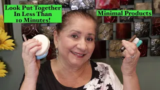 LOOK PUT TOGETHER AND REFRESHED IN 10 MINUTES OR LESS/MINIMAL PRODUCTS AND BRUSHES!