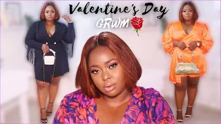 3-in-1 Valentine's Day GRWM - Makeup, Hair + 3 Outfits Styled