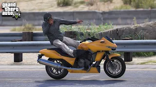 GTA 5 Crazy Motorcycle Crashes Part 8  (Euphoria Physics Showcase) 4K 60FPS