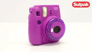 Фотокамера Fujifilm Instax mini 9 Clear Purple распаковка