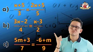 Ecuaciones lineales (de primer grado) | Con fracciones