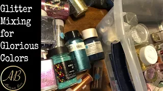 Glitter mixing for GLORIOUS colors (part 1- chunky glitter)