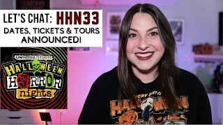 Let's Chat HHN33: Dates, Tickets, Tours, & Preview Merch Released for HHN Orlando 2024!