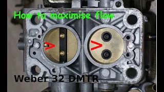 How to tune a Weber 32 DMTR carburettor for increased performance theory + practice. Fiat 128 rally