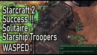 I did it! How to Win Starcraft 2 Starship Troopers WASPED When Playing Solitaire